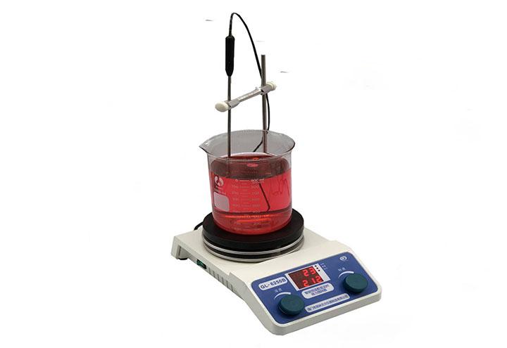 磁力搅拌器( 特氟龙加热盘、定时、转速、温度显示)